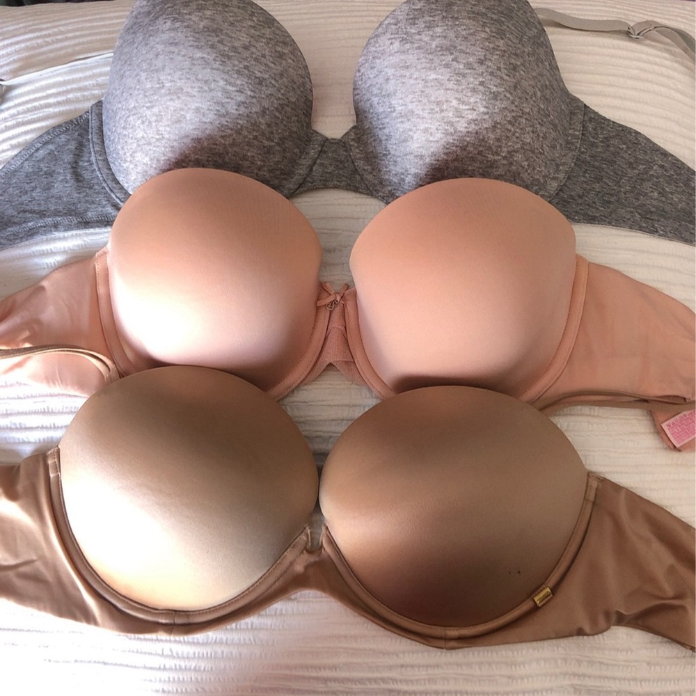 Women's Intimates Collection - Gray, Nude, and Tan Bras